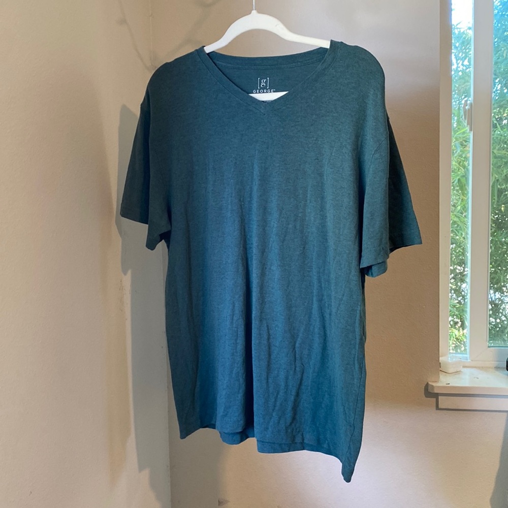 “George” Teal Blue Tee